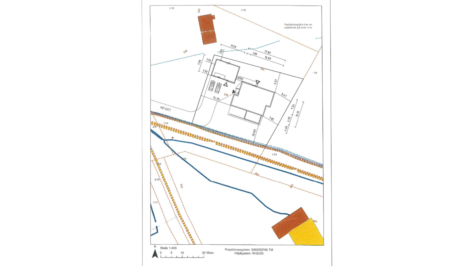 Datorritad situationsplan