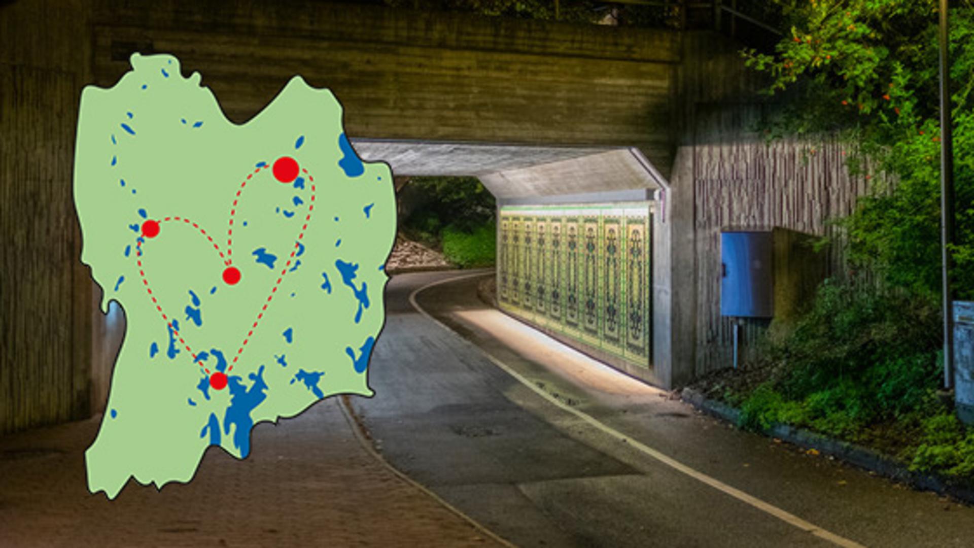 tunneltorget i sävsjö med kommunkarta