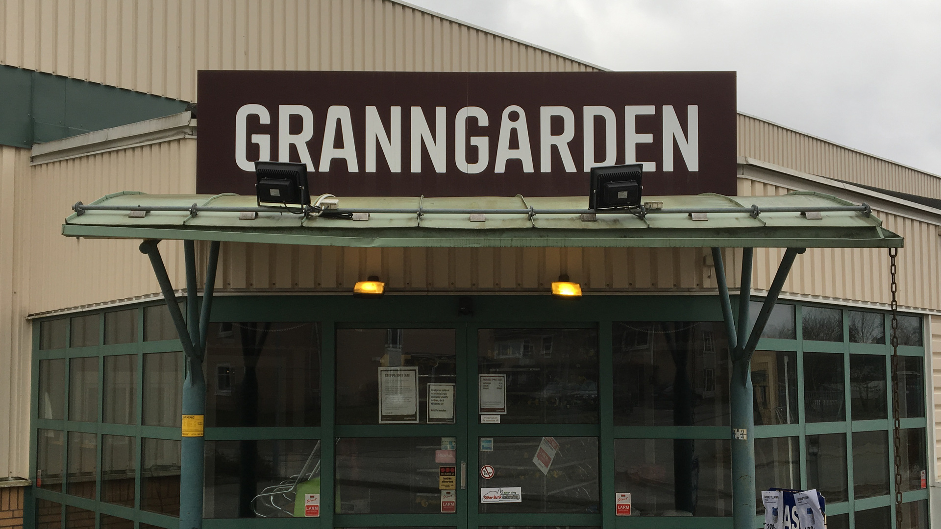 Ingång till Granngården i Sävsjö