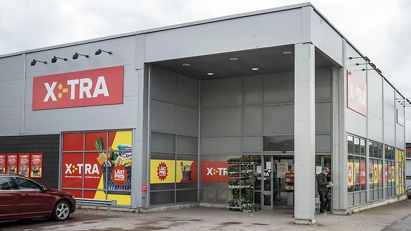 Bild på mataffären X-tra