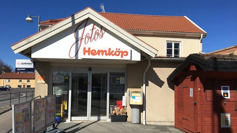Ingång till Hemköp Vrigstad 