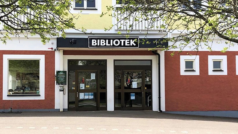 Entrén till Sävsjö bibliotek