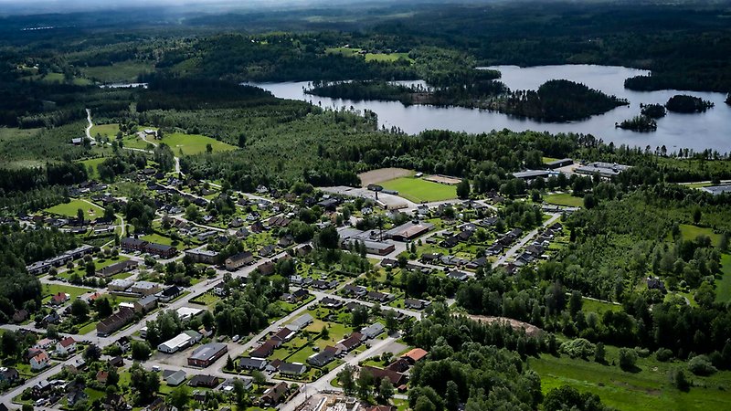 Flygbild över Rörvik